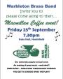 MacMillan Coffee Evening Concert MacMillan Coffee Evening Concert